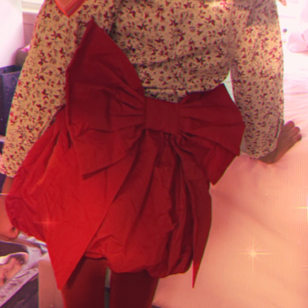 Red Bow Skirt